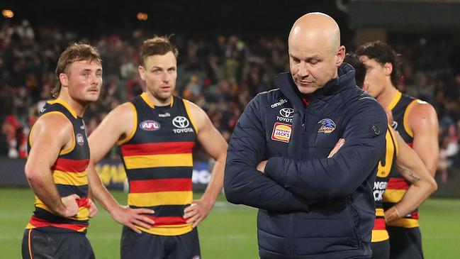 Matthew Nicks urged his players to move on this week. Picture: Sarah Reed/AFL Photos