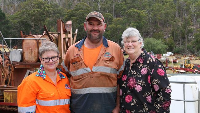 TP Bennett and sons family: Tammy Price business manager, Neil Bennett director and their mother Carol Bennett at the multi-generational farm at Ranelagh. Picture: Elise Kaine