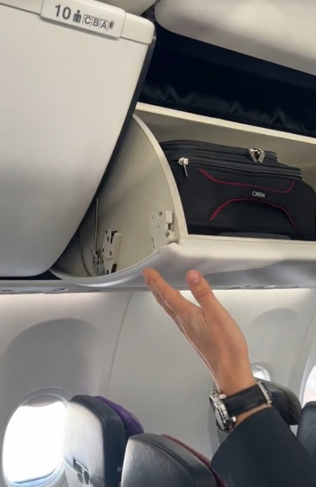 Have you noticed the ‘secret’ switch? Picture: TikTok/virginaustralia