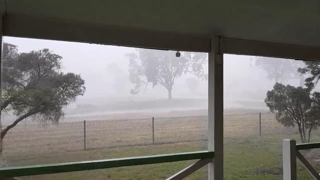 WATCH: Heavy rainfall hits Western Downs