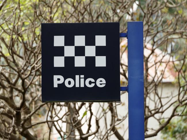 SYDNEY, AUSTRALIA - NewsWire Photos, September 7, 2024. GENERIC. Police sign outside Surry Hills Police Station. Picture: NewsWire / Max Mason-Hubers