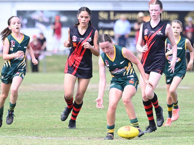 Action from Saturday's McDonaldâ€™s South East Queensland Youth Grand Finals played at Yeronga AFC. 2 September 2023. Picture, John Gass