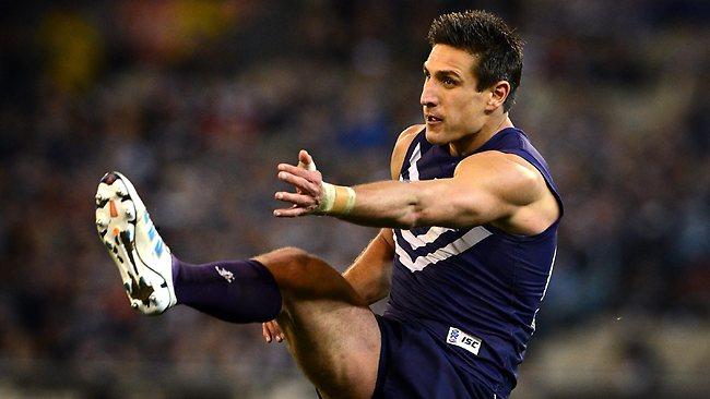 Fremantle skipper Matthew Pavlich needs your support, if you can stomach the thought. Picture: Wayne Ludbey