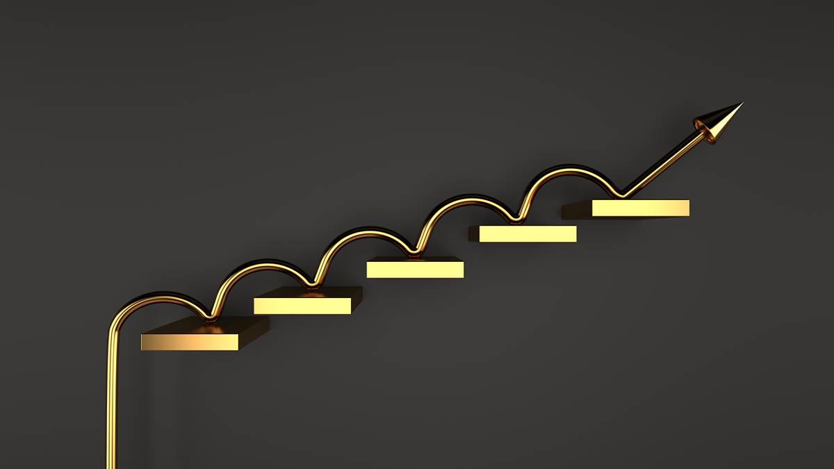 Gold could have more steps to climb. Pic: Getty Images