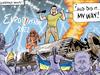 Mark Knight cartoon on Ukraine's Eurovision win. For Kids News