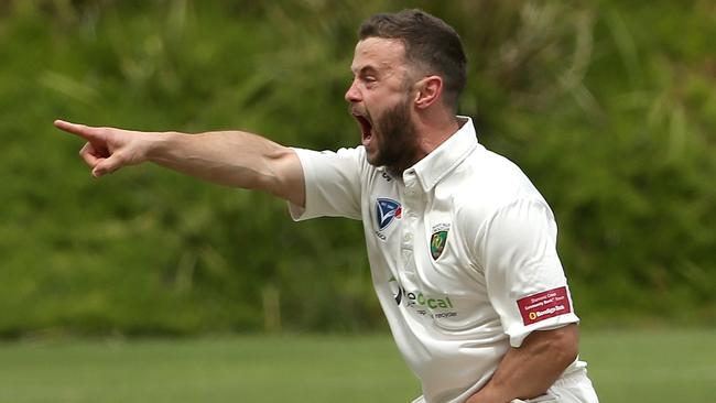 Michael Rogneda appeals against St Bernards. Picture: Hamish Blair