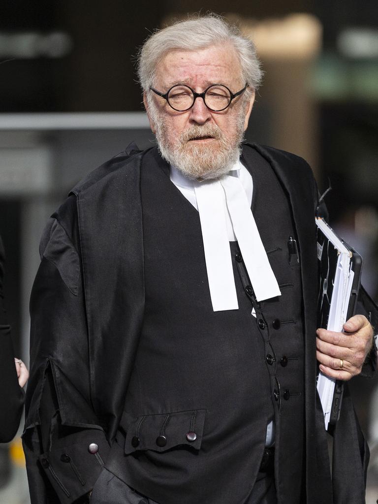 Cardinal George Pell's lawyer Robert Richter QC arrives to County Court in Melbourne, Tuesday, February 26, 2019. (AAP Image/Daniel Pockett) NO ARCHIVING