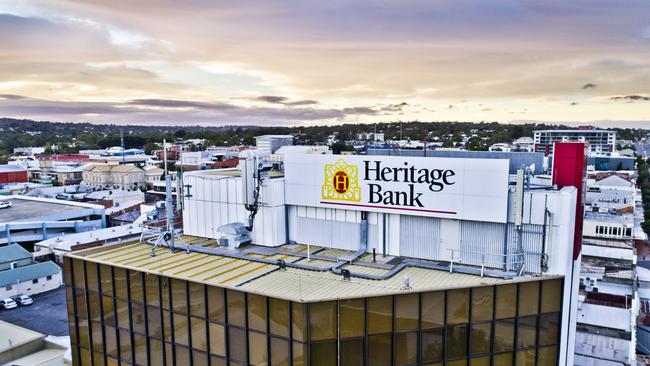 Heritage Bank building in Toowoomba will be retained as part of the merger.