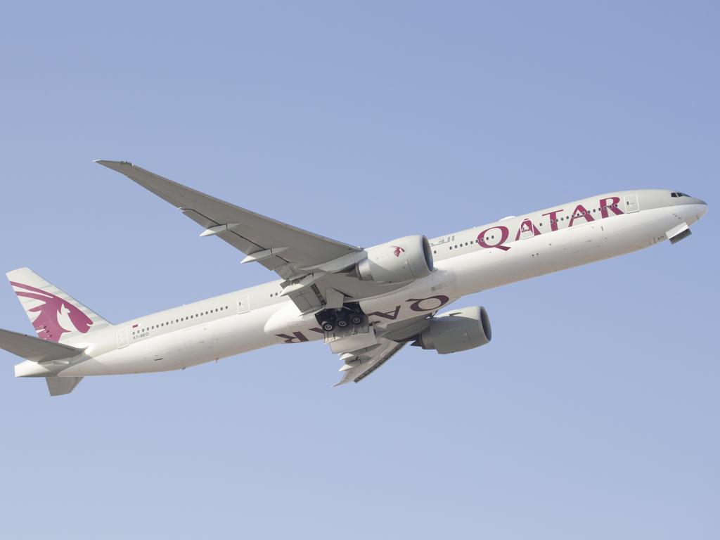 A woman died on a Qatar Airways flight from Doha to Sydney on Friday.