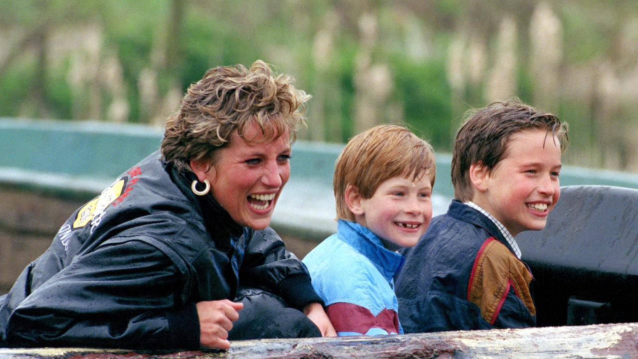 Diana Princess Of Wales, Harry and William. Picture: Julian Parker/UK Press via Getty