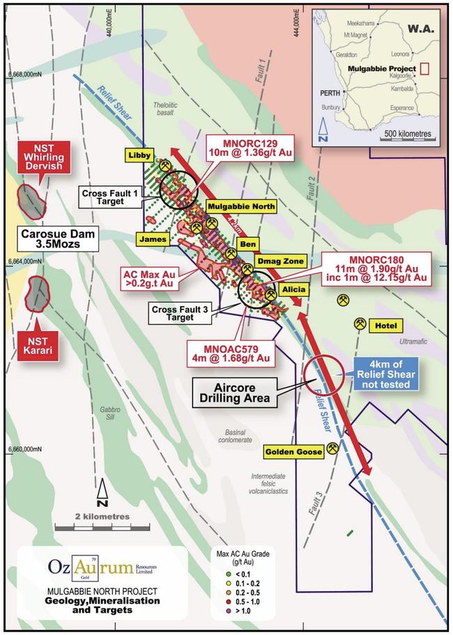 Mulgabbie North AC drill area. Pic: OZM