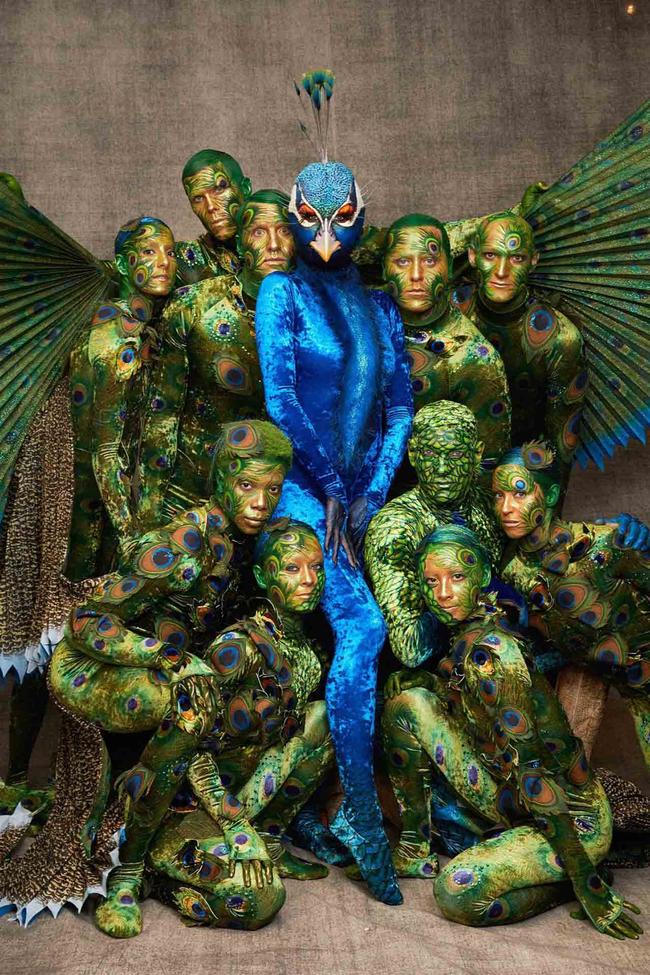 Image credits: instagram.com/heidiklum/Heidi Klum as a peacock