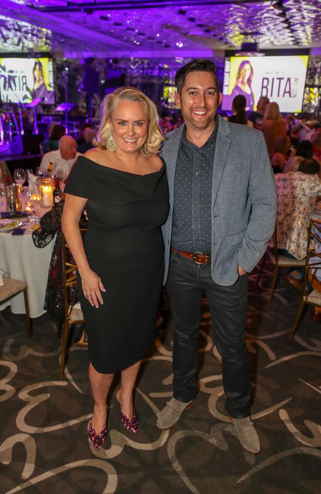 Caitlin O’Loan and Phil Hancox at A Night with Rita Wilson. Picture: Peter Wallis Socials: Damien Anthony Rossi