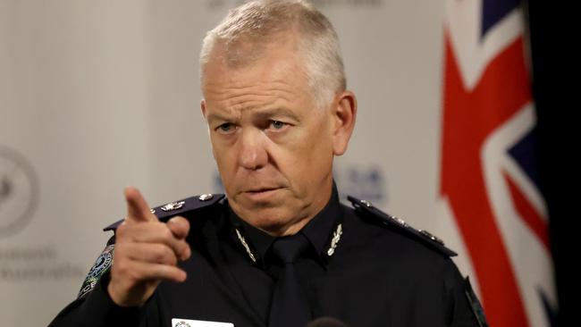 SA Police Commissioner Grant Stevens. Picture: Kelly Barnes.