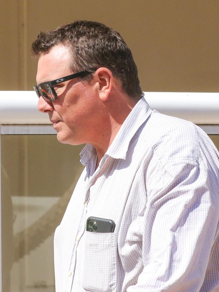 Greg Liebelt leaving Darwin Supreme Court on Tuesday July 26. Picture: Glenn Campbell