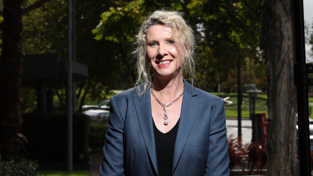 Katrina Dee is the former Director of Youth and Women's Safety and Wellbeing Division, Women's and Children's Hospital. She is pictured at Yarrow Place. Picture: DYLAN COKER