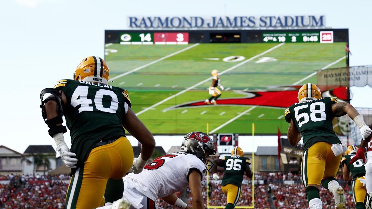 NFL 2022: Aaron Rodgers' jumbotron claim sends NFL into a spin, Green Bay  Packers def Tom Brady's Bucs