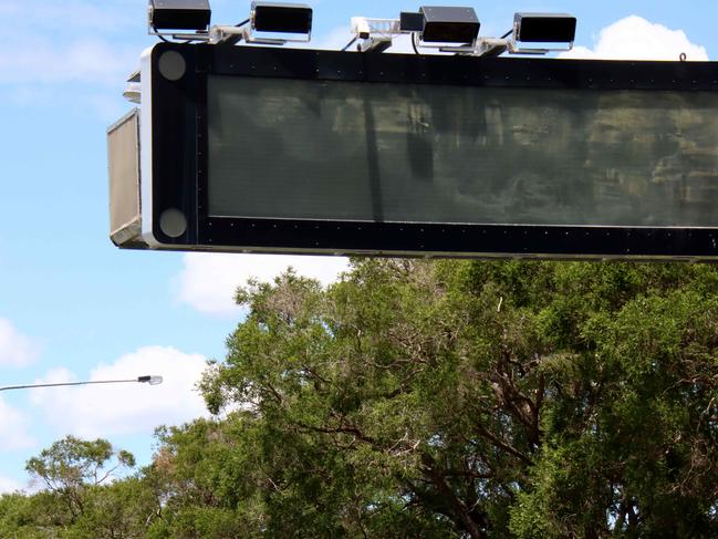 The cameras operating on a major road. Picture: David Clark.