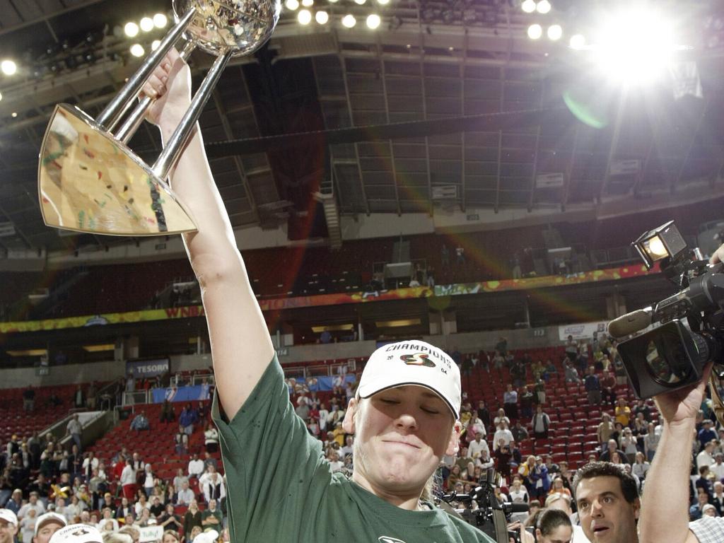 Lauren Jackson has received another honour – a nomination as a finalist in the 2021 Naismith Memorial Basketball Hall of Fame class. Picture: Otto Greule Jr/Getty Images