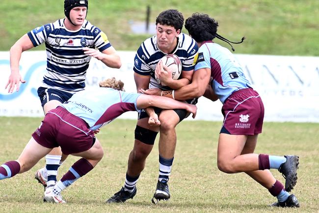 Mitch Ross. Colts 1 club rugby between Brothers and Norths Saturday May 25, 2024. Picture, John Gass
