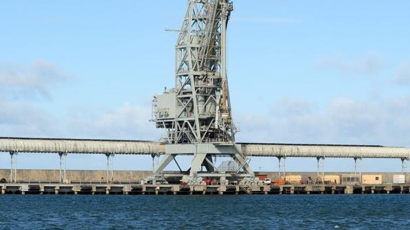 A loading berth at Alcoa’s Portland aluminium smelter. Picture: Carla Gottgens/Bloomberg