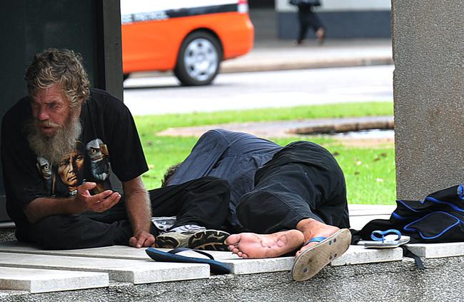 The Gunner Government has announced a six-month trial to get Territorians sleeping rough in Darwin CBD into short-term transitional accommodation.