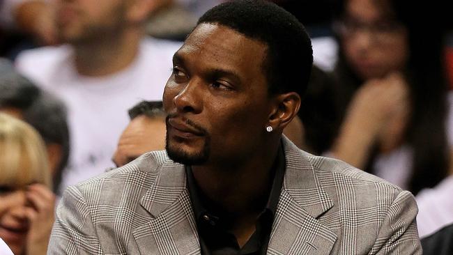 Chris Bosh of the Miami Heat.ages/AFP == FOR NEWSPAPERS, INTERNET, TELCOS &amp; TELEVISION USE ONLY ==