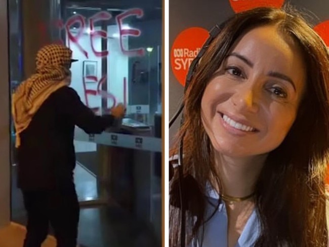 ABC Perth office vandalised by pro-Palestine activist after Antoinette Lattouf sacking