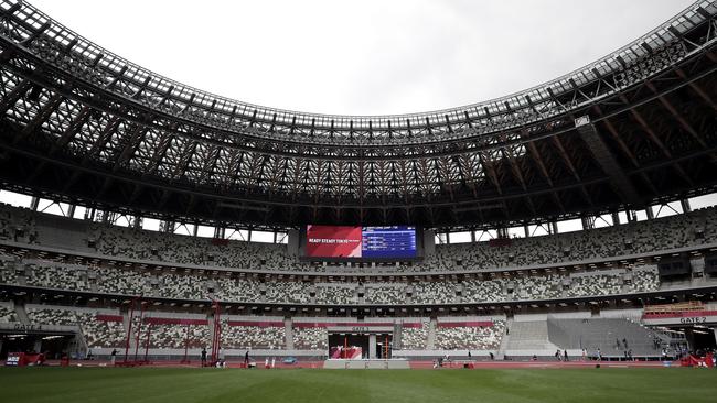 A general view of a test event at the main stadium. Picture: Getty