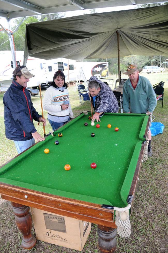 Steve McDonald, Kelly Holden, Russell Leroyd and Steve Dowling. Picture: Craig Warhurst