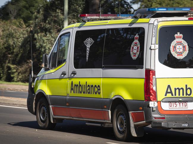 Generic ambulance, QAS, Queensland Ambulance Service, emergency services, Thursday, August 29, 2024. Picture: Kevin Farmer