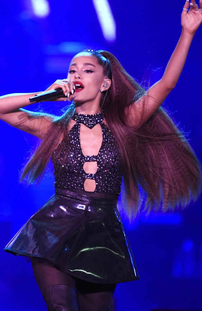 Ariana Grande was set to perform at the Grammys but has confirmed she pulled out. Picture: Chris Pizzello/Invision/AP