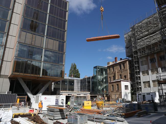 Construction at Parliament Square. Picture: NIKKI DAVIS-JONES