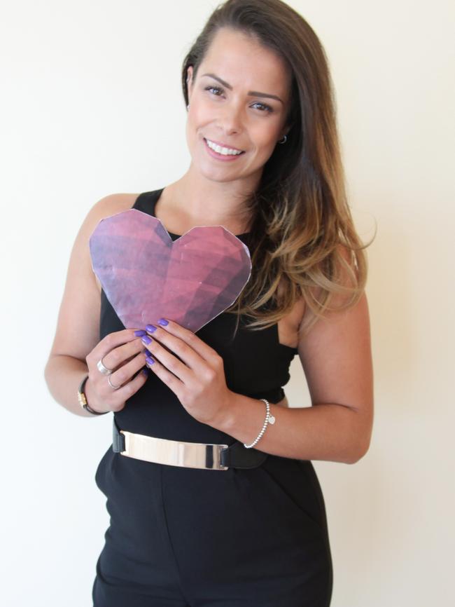 Lauren, who appears on new TV show First Dates on Channel Seven. Supplied by Channel Seven