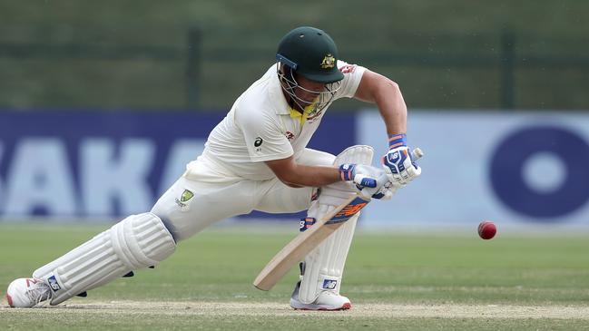 Aaron Finch appears one of the few certainties for Australia. (AP Photo/Kamran Jebreili)