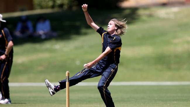 Supplied Editorial Scotch bowler Campbell Thompson. Picture: Supplied, Scotch College