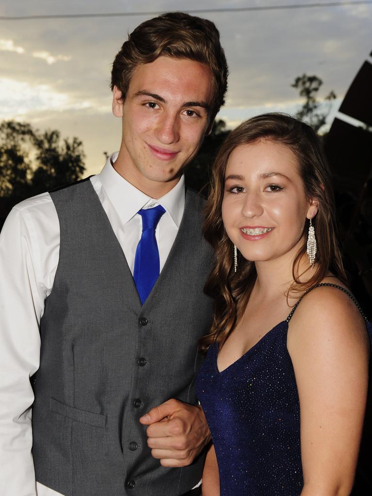 Matt Grant and Caitlin Conradie at the 2013 St Philip’s College formal at the Alice Springs Convention Centre. Picture: PHIL WILLIAMS / NT NEWS