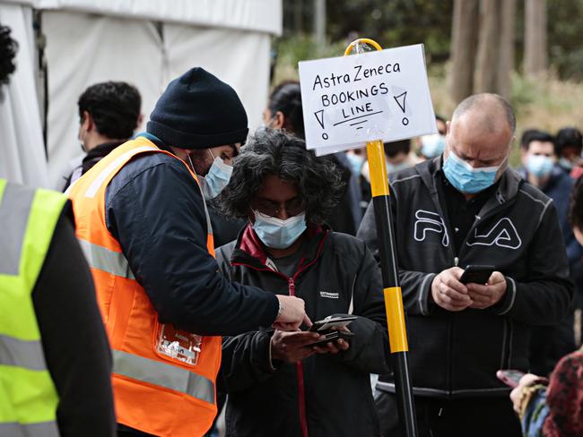 A total of 180,149 people have received their first jab of the vaccine in Macarthur. Picture: Adam Yip