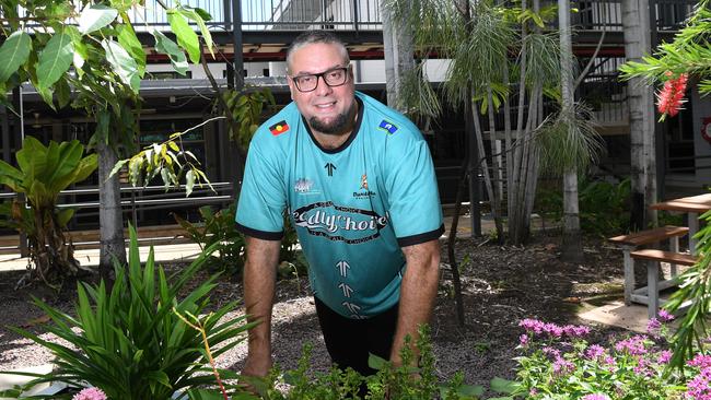 NT Health Aboriginal mental health worker Ilija Jacobs, who recently became a qualified Aboriginal Health Practitioner with NT Health. Picture: Katrina Bridgeford