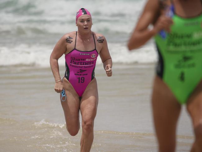 Lilly OÃ•Sullivan on Day 1 of the Shaw and Partners Iron Man /Woman Series at North Burliegh. Picture: Glenn Campbell