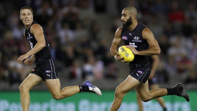 Carlton is excited by what Adam Saad can provide in defence this year. Picture: Getty Images