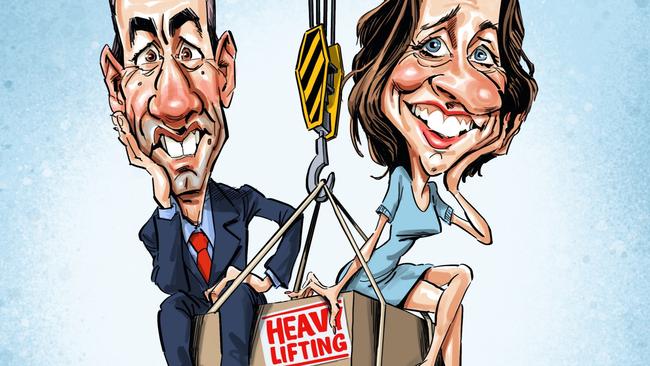 Dave Sharma and Allegra Spender are happy to preach about climate action but not prepared to take any action personally. Cartoon: Terry Pontikos