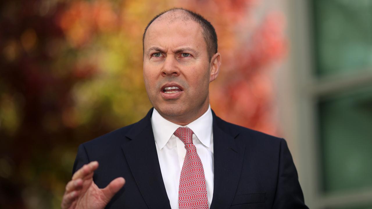 Treasurer Josh Frydenberg has revealed his big-spending budget. Picture: Gary Ramage