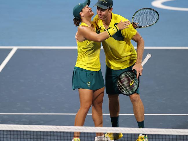 Our Aussie tennis stars were thrilled with bronze.