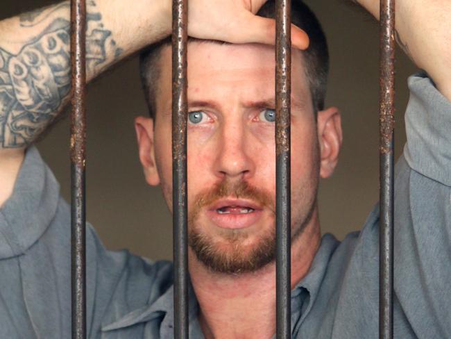 23 June 2016  - Australian Shaun Edward Davidson, 31 inside Denpasar District Court cell waiting his first trial of using fake identification and over staying in Bali. Picture: Lukman S. Bintoro