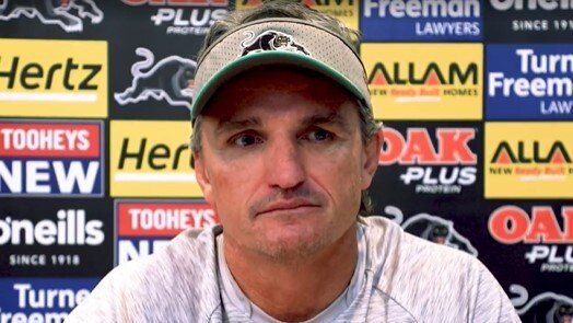 Ivan Cleary with the 'not this again' look. Picture: Penrith Panthers