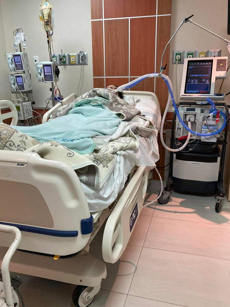 Sarah was rushed into surgery while on holiday in Mexico.