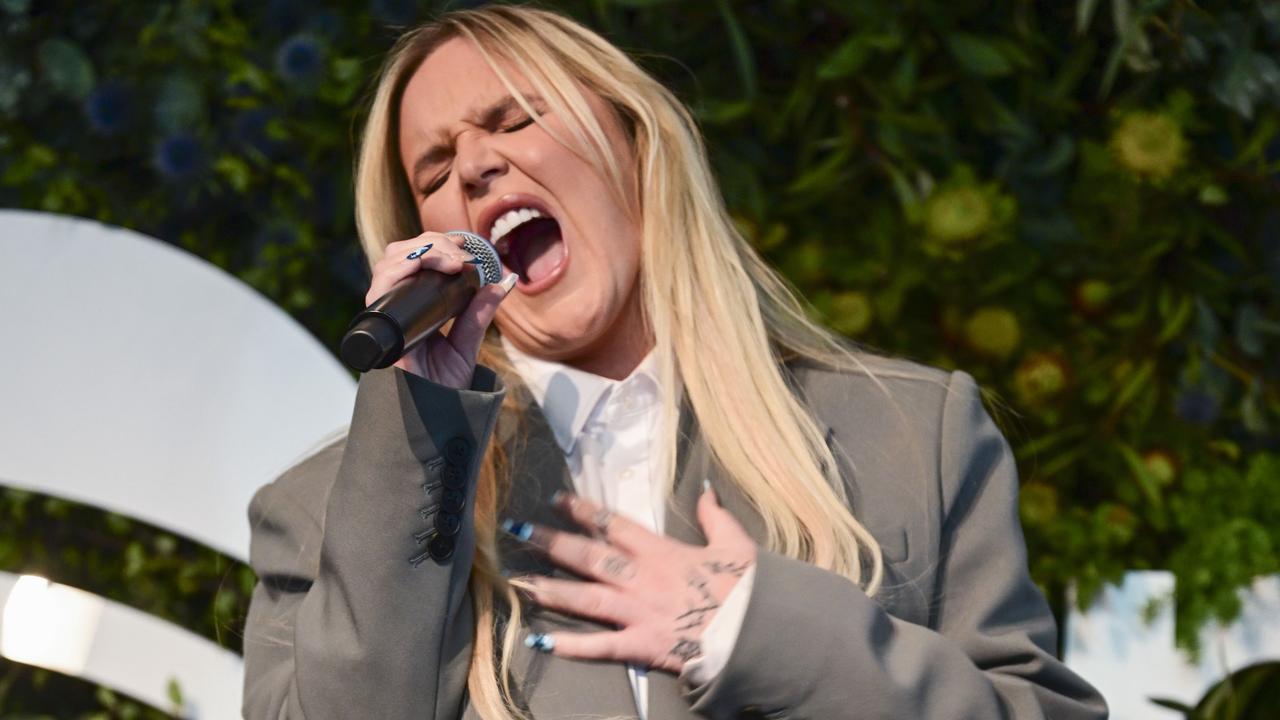 Tones and I performed at the Bluesfest Busking Competition before she got her big break with Dance Monkey. Picture: NewsWire / Martin Ollman