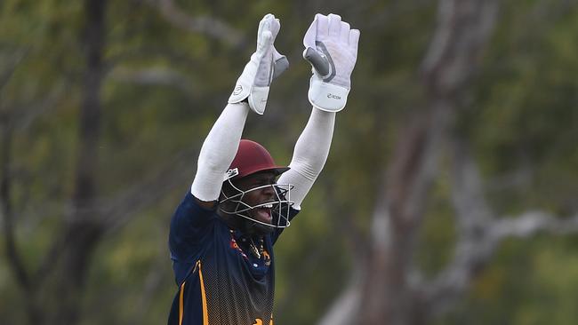 Former Strathmore wicketkeeper Carlos Maynard has been named PEGS captain. Photo: Julian Smith.