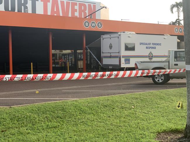 A 19-year-old man has been stabbed to death at BWS Airport Tavern bottle shop.